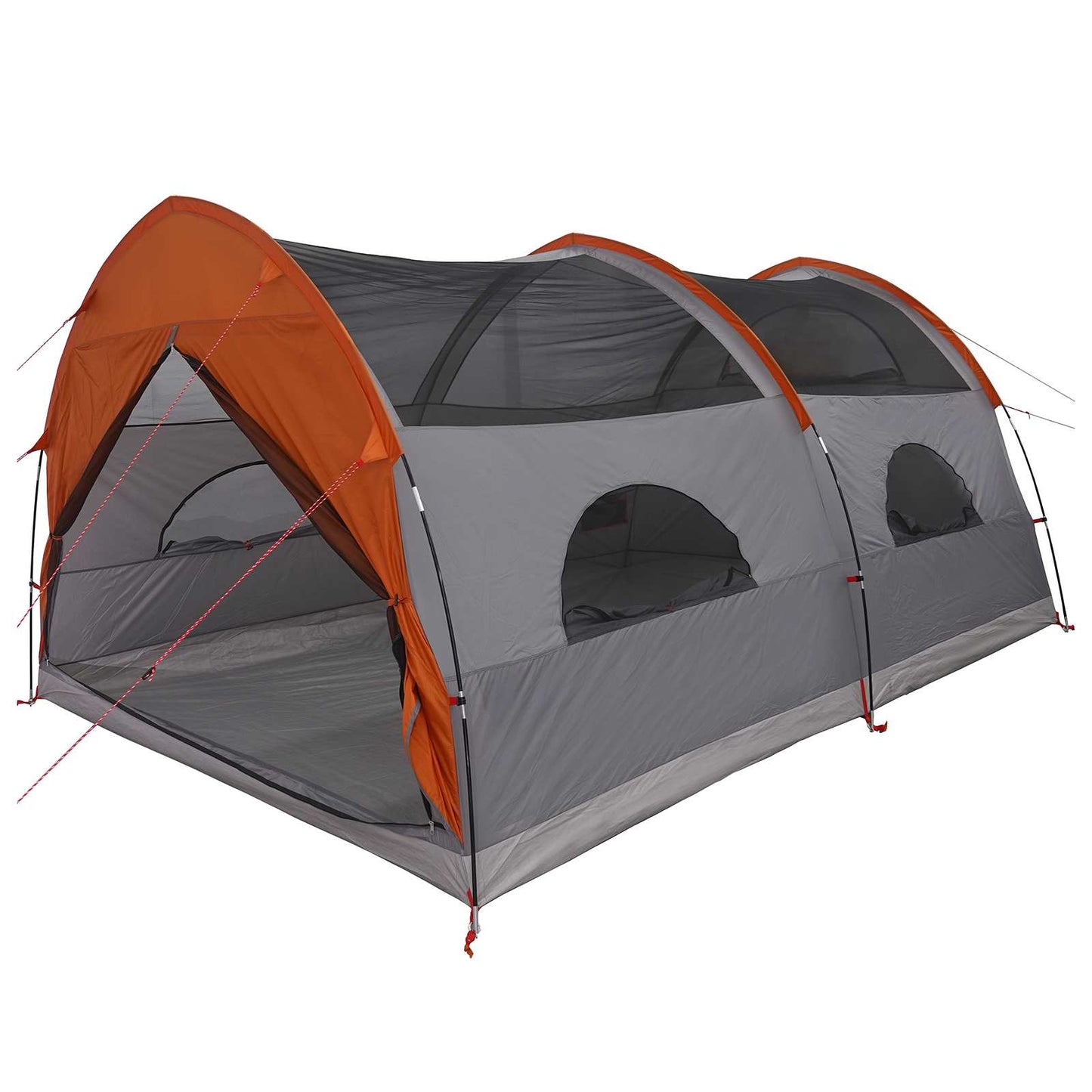 Tunnel Tent med Regntrekk Vannavvisende 10 person