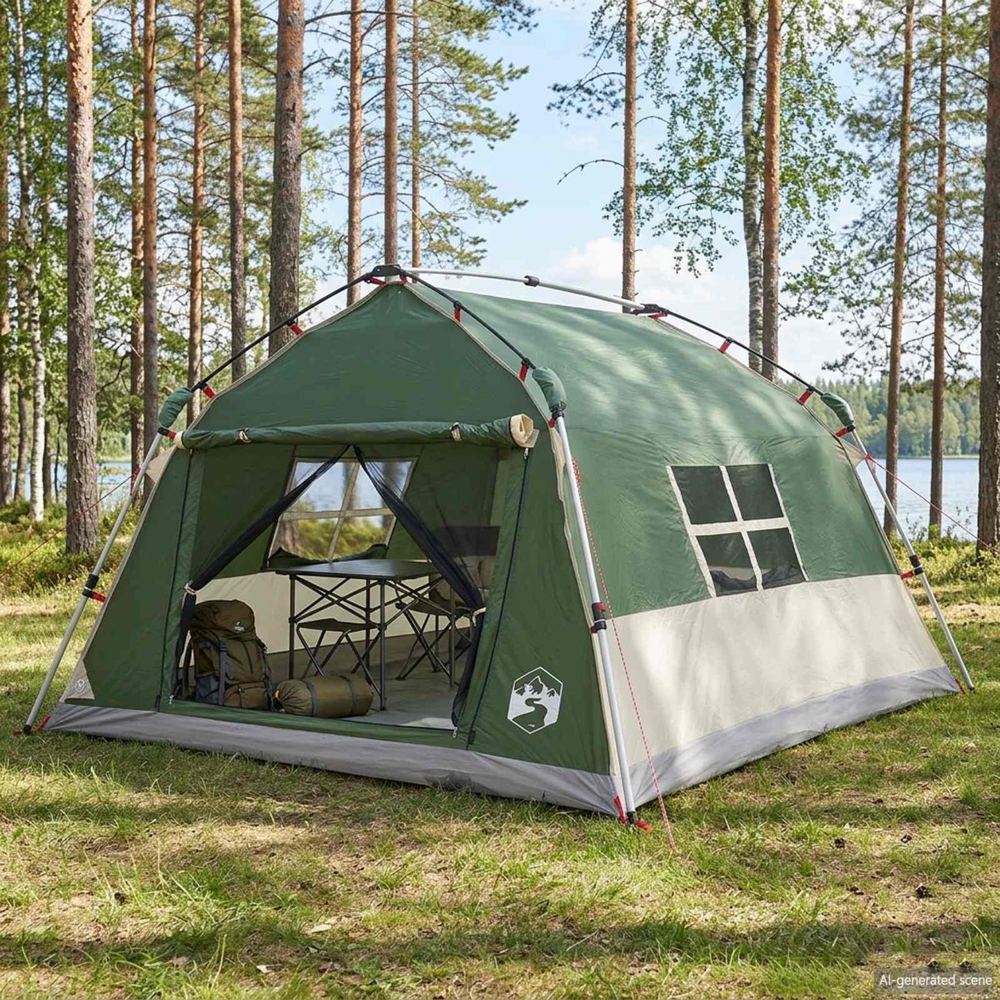 Sofaputestopper Vannavstøtende 4 person Grønn