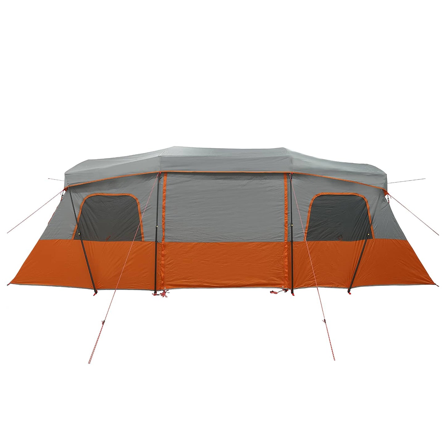 3 person Grå og Oransje 185T Polyester med PU Belegg