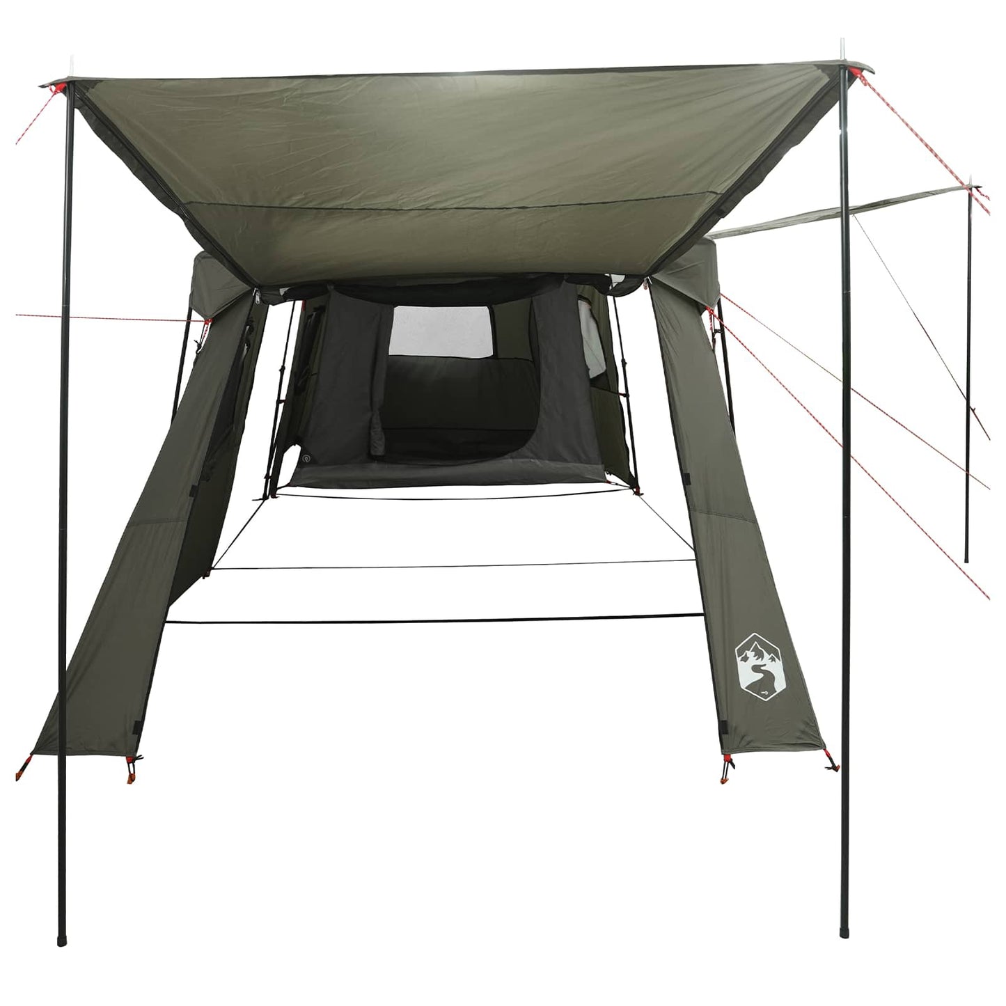 3 person 3-personers Army grønn 185T Polyester med PU Belegg