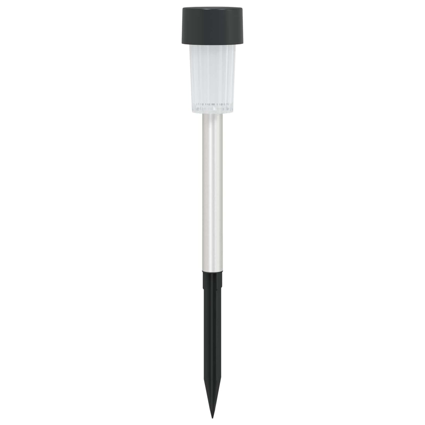 Utendørs sollys med bakkefeste 12 pcs Varmhvit 29,5 cm
