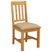 Spisestuestol VENLO 2 pcs Massivt Eiketre Beige 45 x 53 x 92 cm