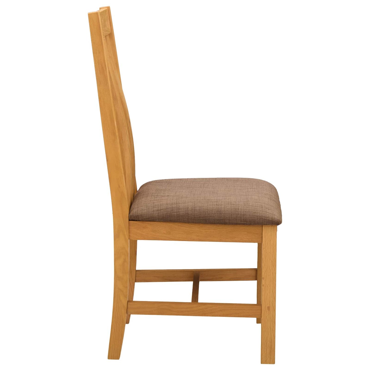 Spisestuestol 2 pcs Massivt Eiketre Grå 45 x 54 x 100 cm
