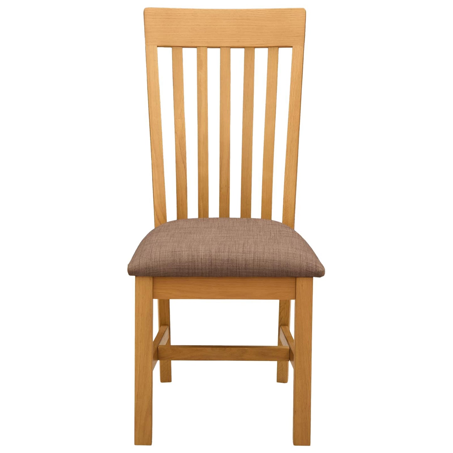 Spisestuestol 2 pcs Massivt Eiketre Grå 45 x 59,5 x 100 cm
