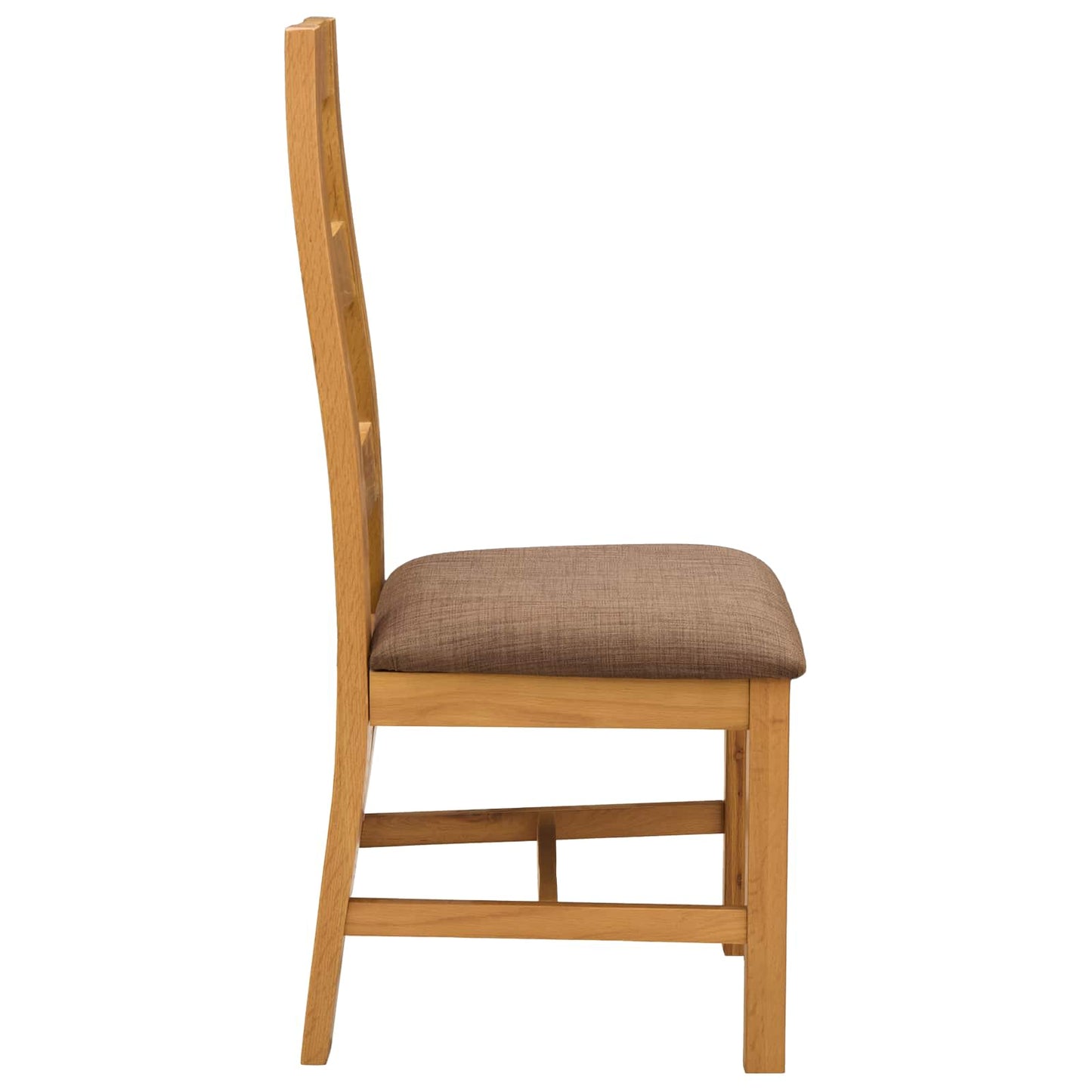 Spisestuestol 2 pcs Massivt Eiketre Grå 45 x 51 x 105 cm