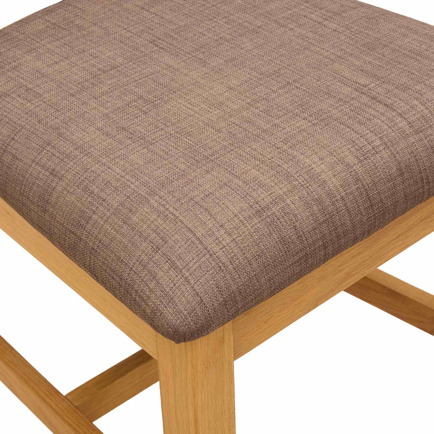 Spisestuestol 2 pcs Massivt Eiketre Grå 45 x 54 x 105 cm