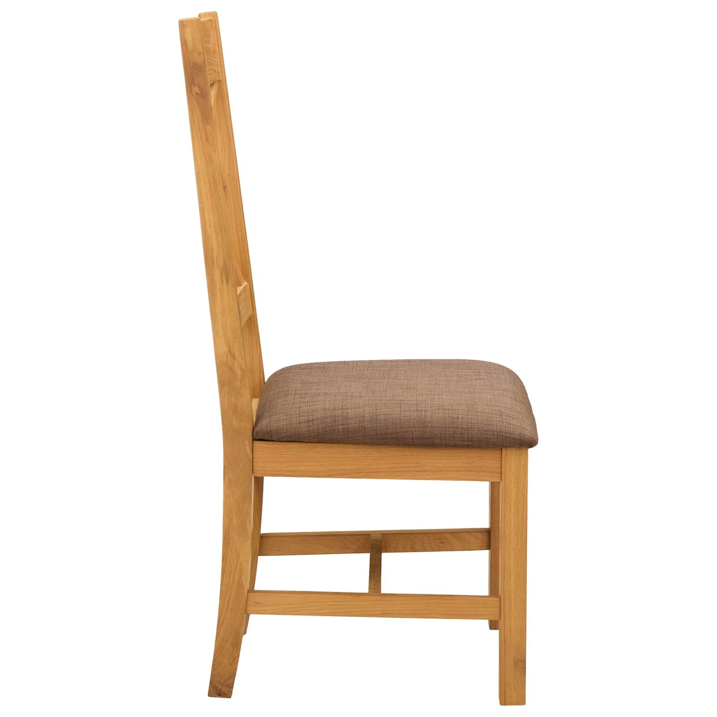 Spisestuestol 2 pcs Massivt Eiketre Grå 45 x 54 x 105 cm