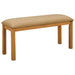 Spisebenk 95 x 32 x 45 cm Massivt Eiketre Beige