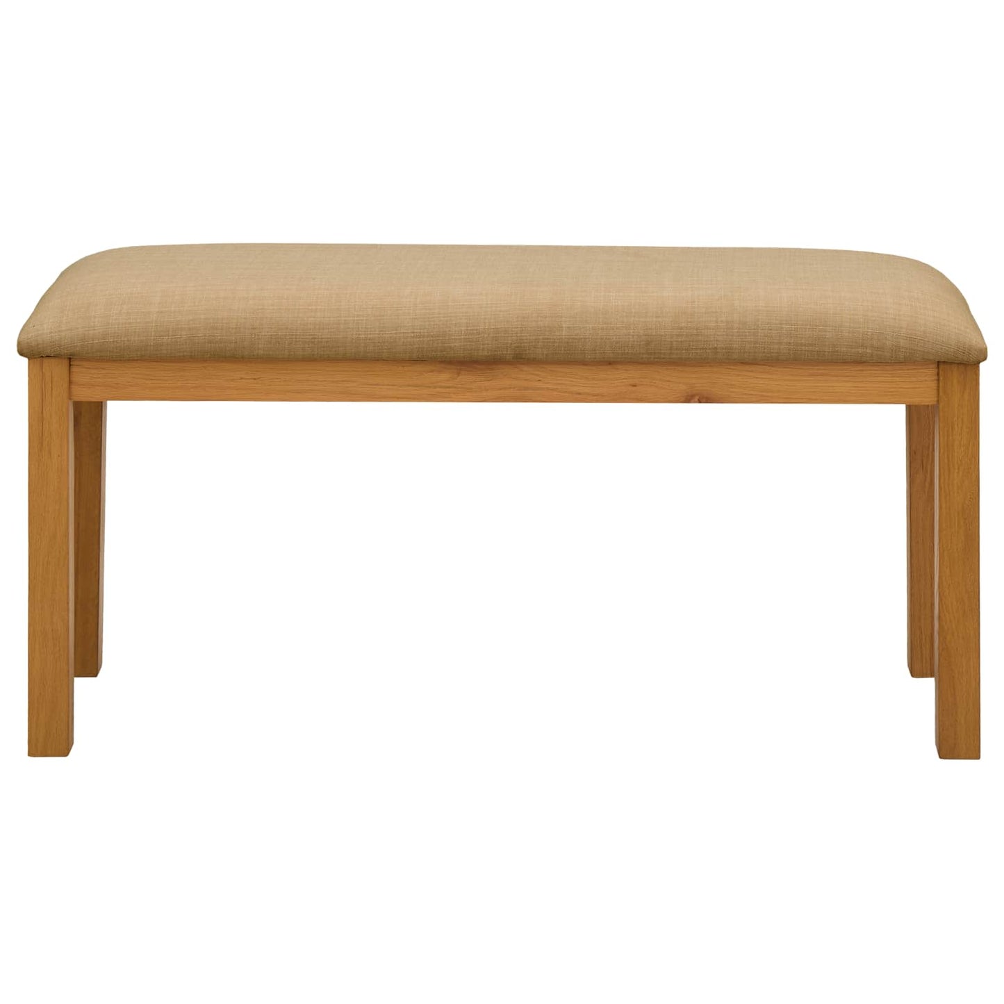 Spisebenk 95 x 32 x 45 cm Massivt Eiketre Beige
