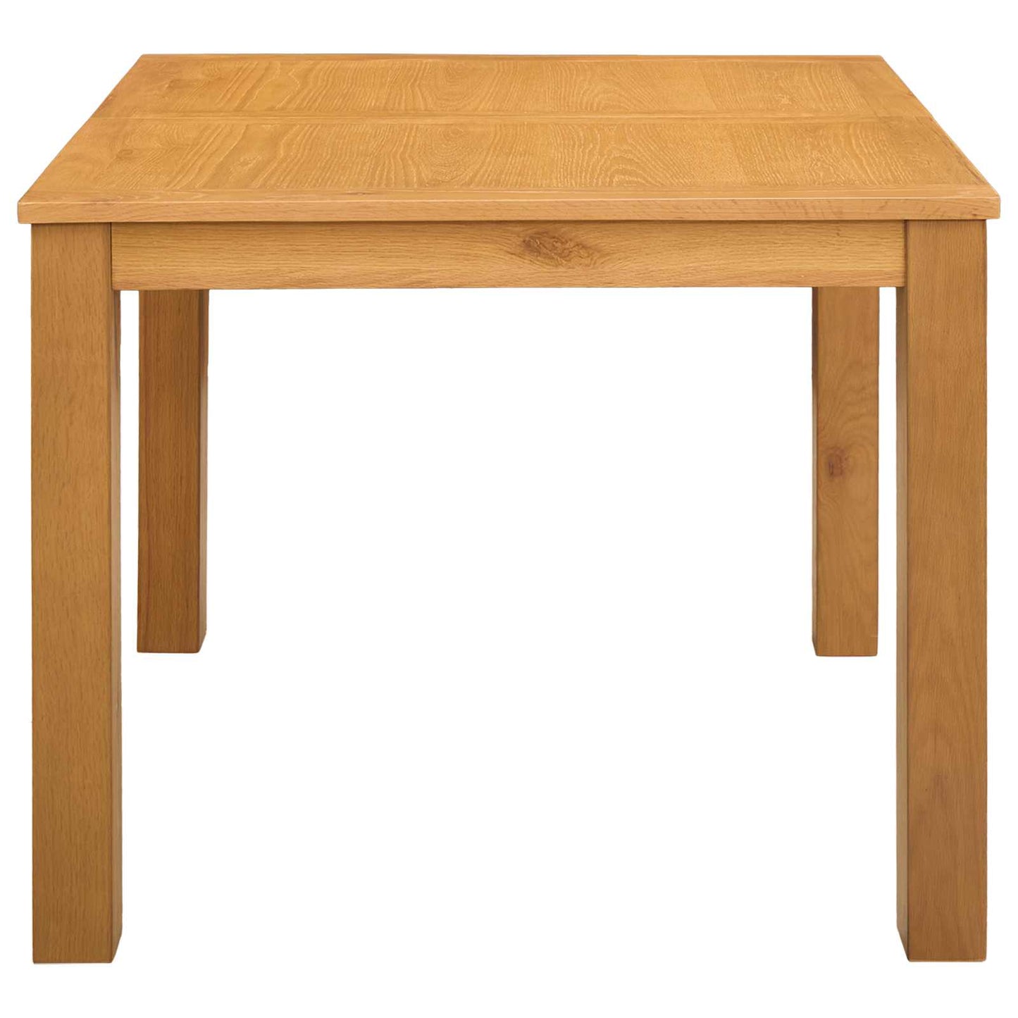 Spisebord 90 x 90 x 75 cm Massivt Eiketre Naturlig Torget
