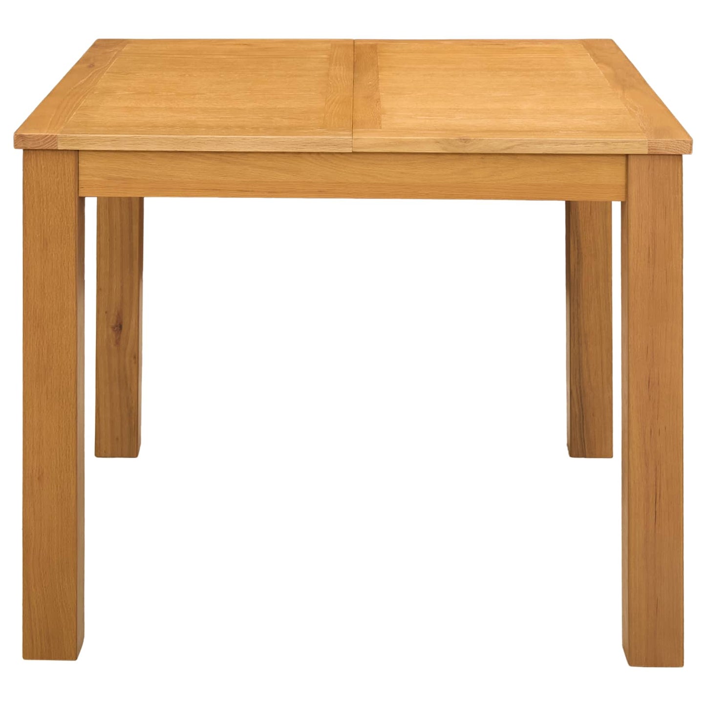 Spisebord 90 x 90 x 75 cm Massivt Eiketre Naturlig Torget