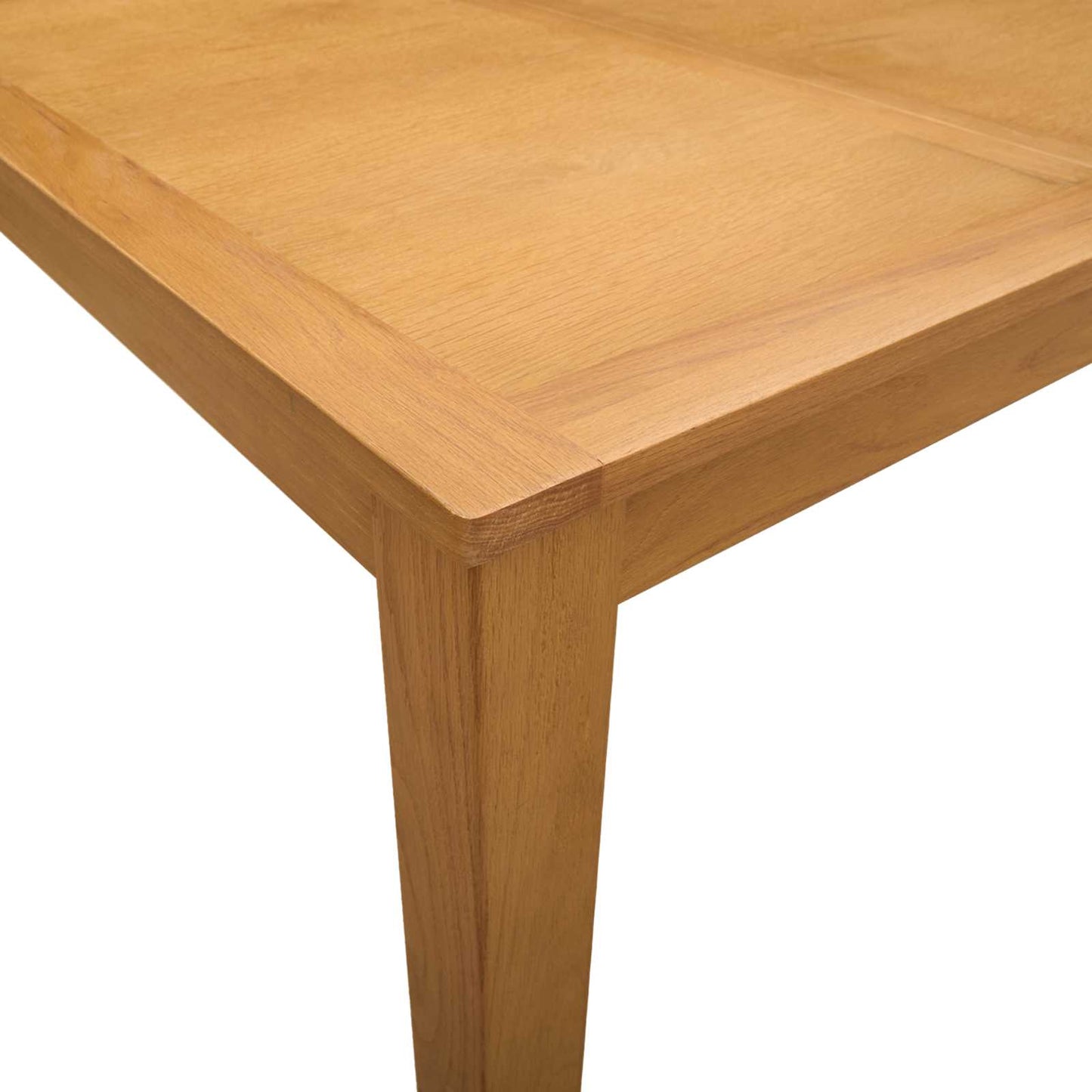 Spisebord 150 x 85 x 75 cm Massivt Eiketre Naturlig Rektangulær
