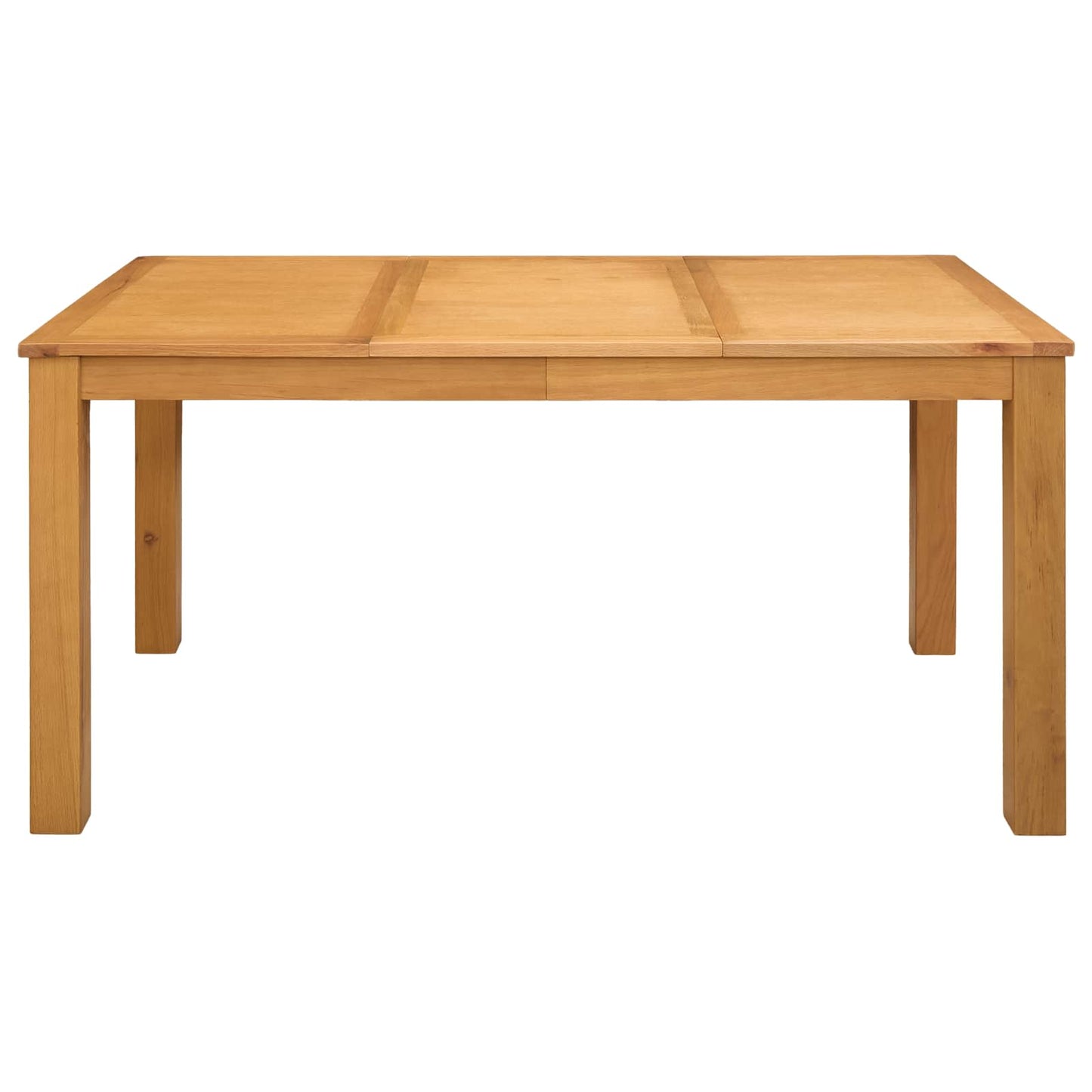 Spisebord 150 x 85 x 75 cm Massivt Eiketre Naturlig Rektangulær