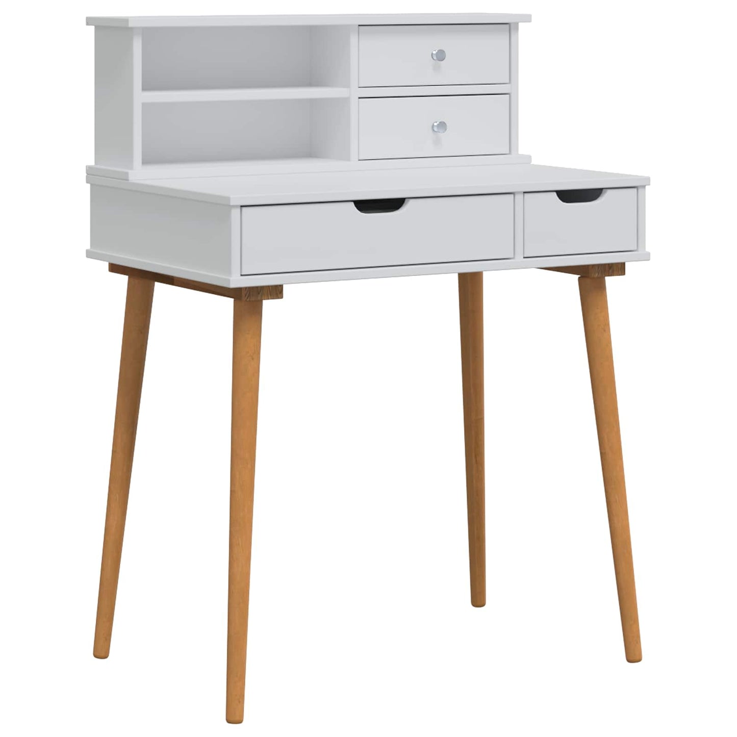 Sminkebordsett FAUSKE 2 stk. Hvit 76 x 50 x 103,5 cm