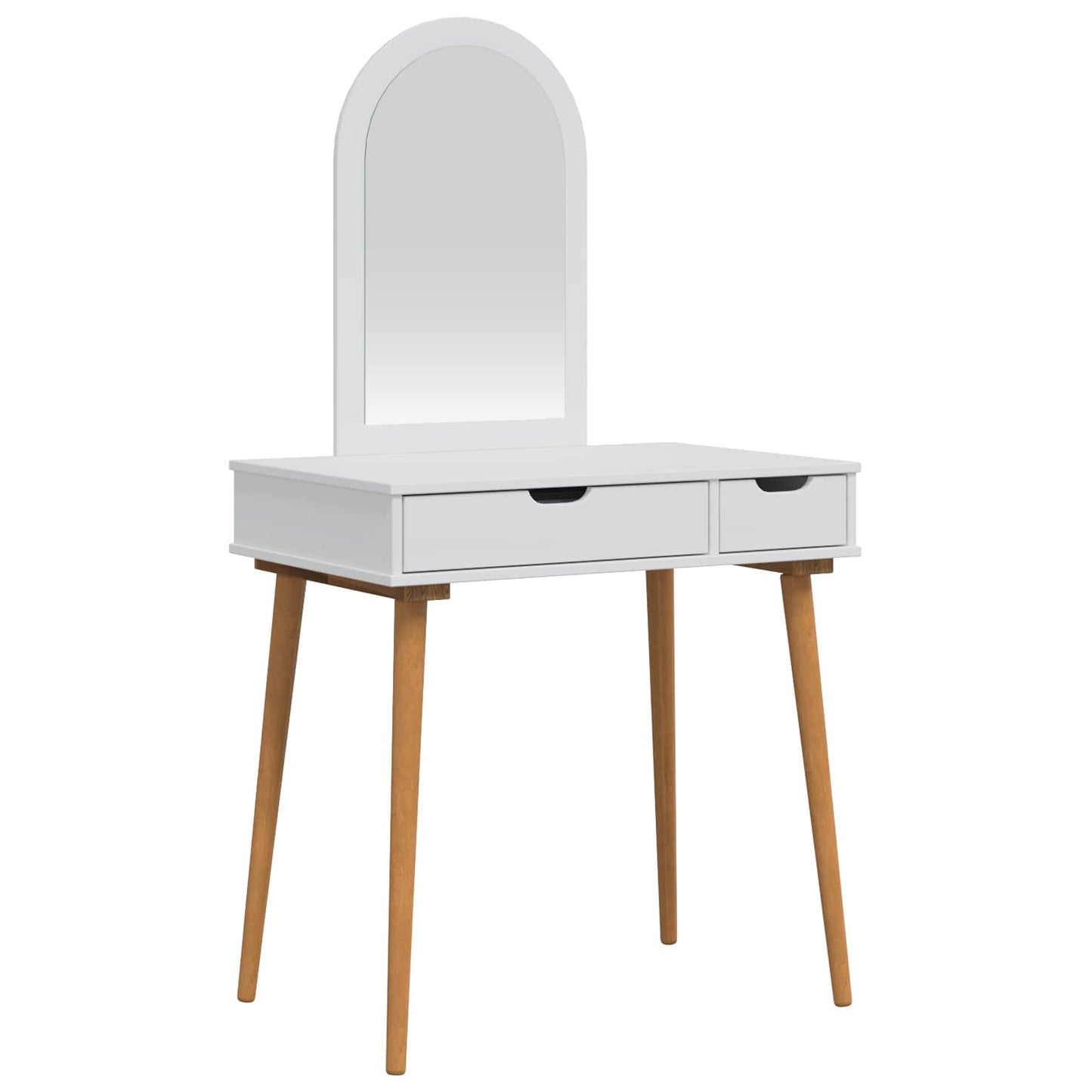 Sminkebordsett FAUSKE 2 pcs Hvit 76 x 50 x 143 cm