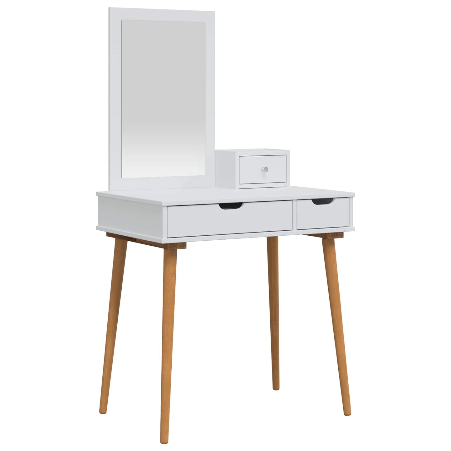 Sminkebordsett FAUSKE 3 pcs Hvit 76 x 50 x 143 cm
