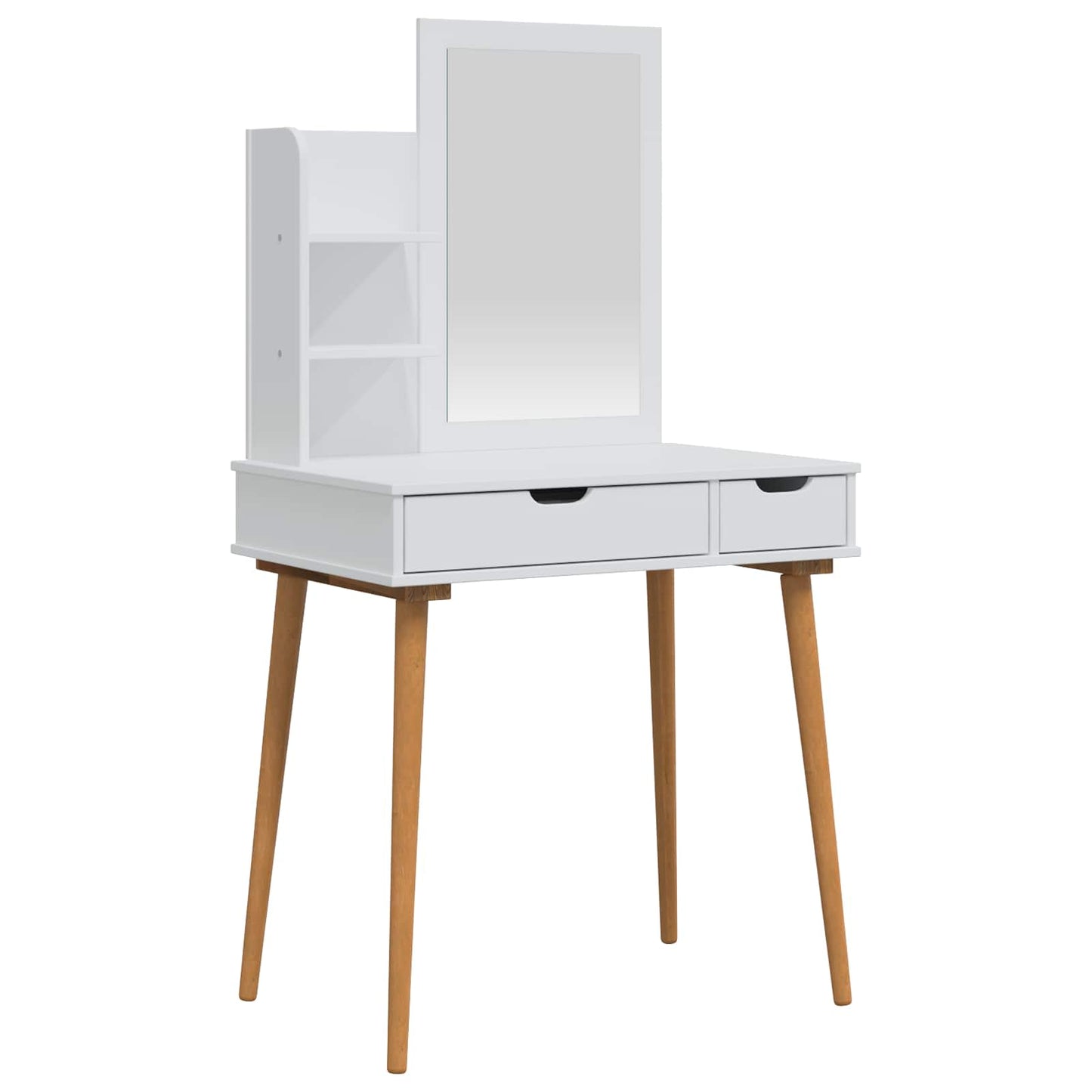 Sminkebordsett FAUSKE 3 pcs Hvit 76 x 50 x 143 cm