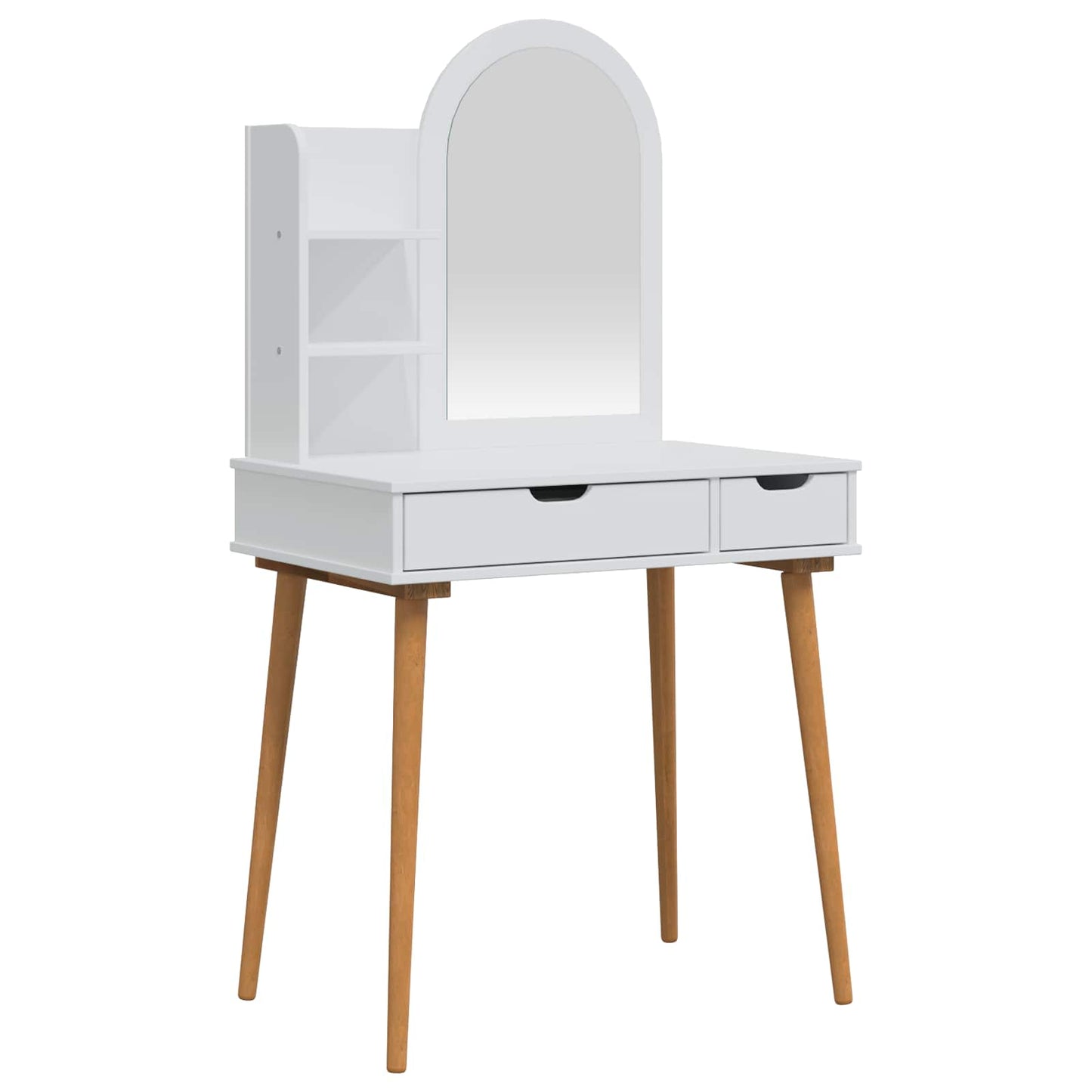 Sminkebordsett FAUSKE 3 pcs Hvit 76 x 50 x 143 cm
