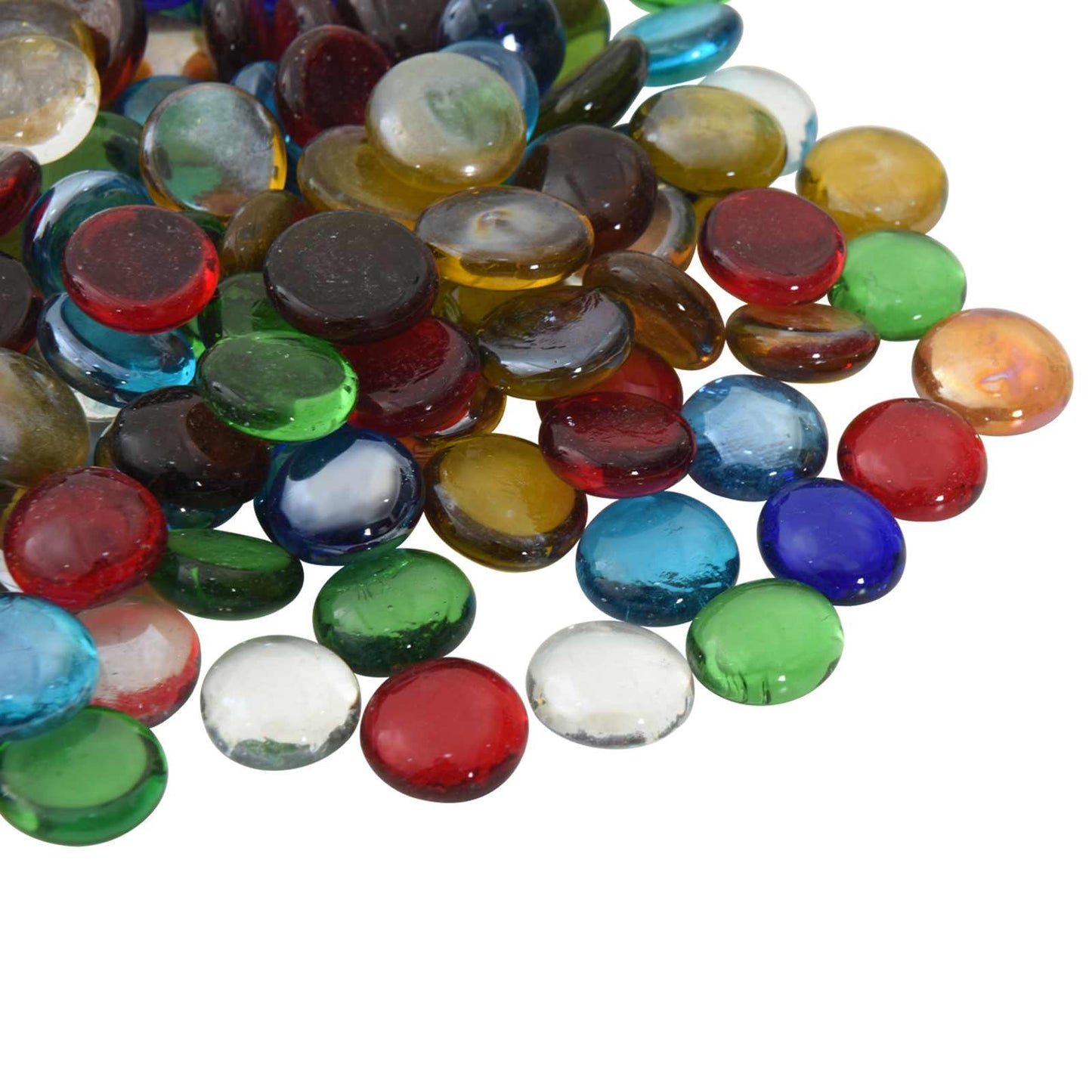Glassnugget 17-19 mm Flerfarget Glass