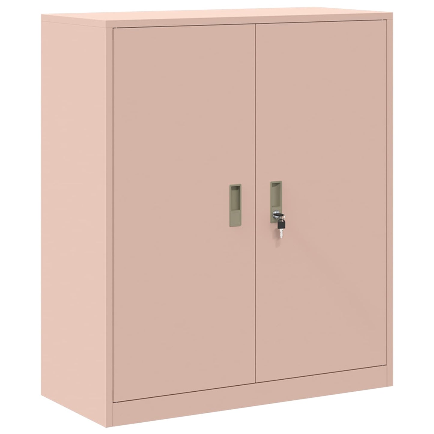 Oppbevaringsskap 2 stk. Rosa 90 x 40 x 145 cm Stål Låsbar