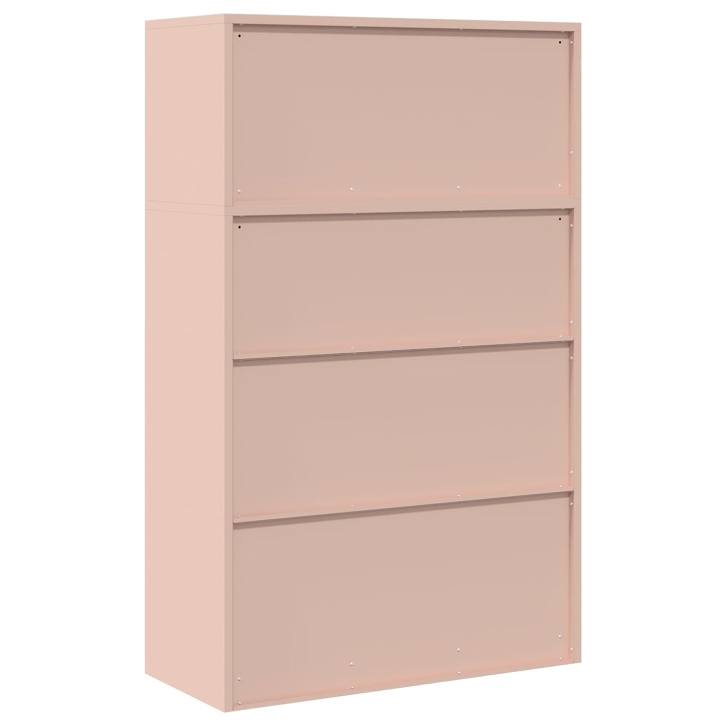 Oppbevaringsskap 2 stk. Rosa 90 x 40 x 145 cm Stål Låsbar