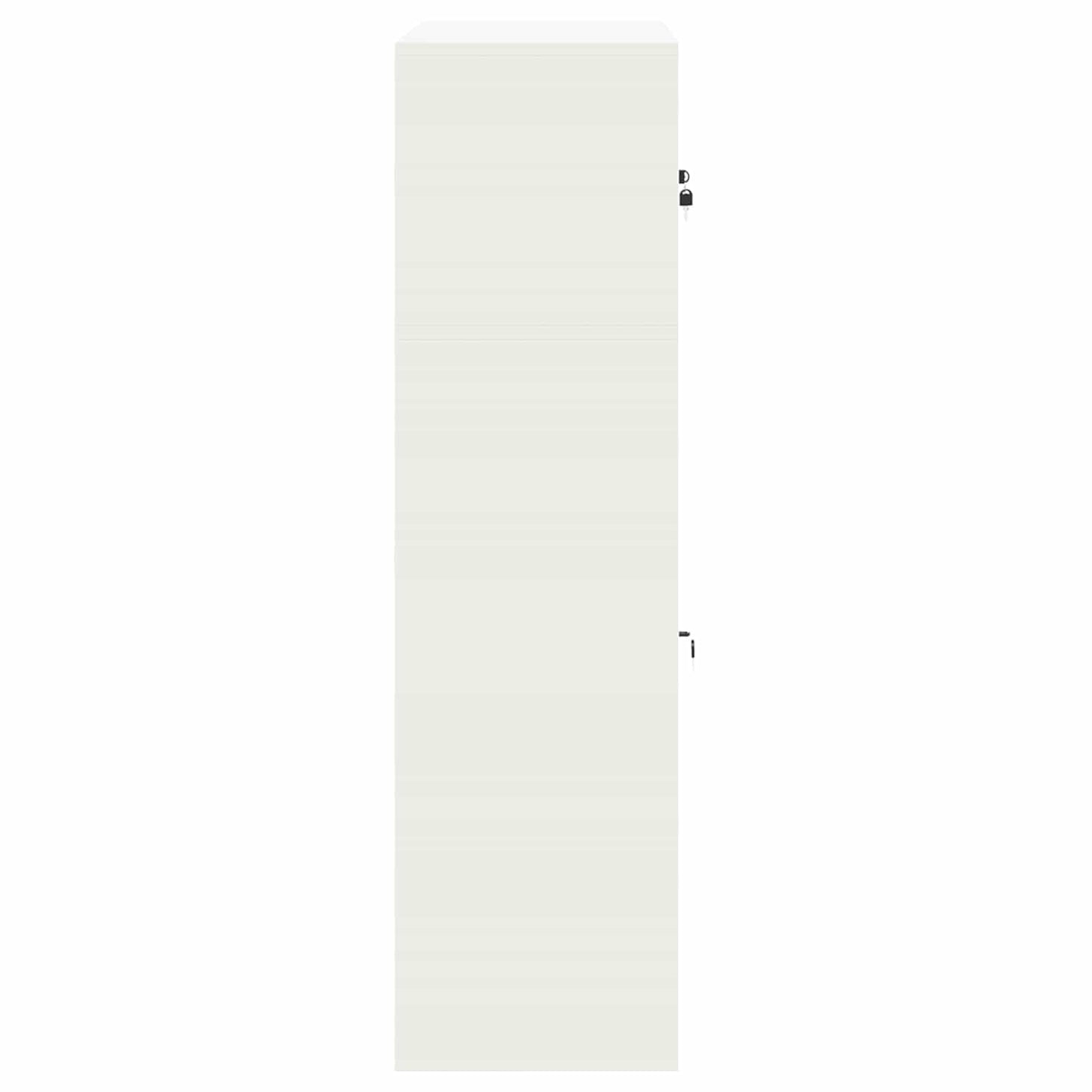 Oppbevaringsskap 2 stk. Hvit 90 x 40 x 145 cm Stål Låsbar