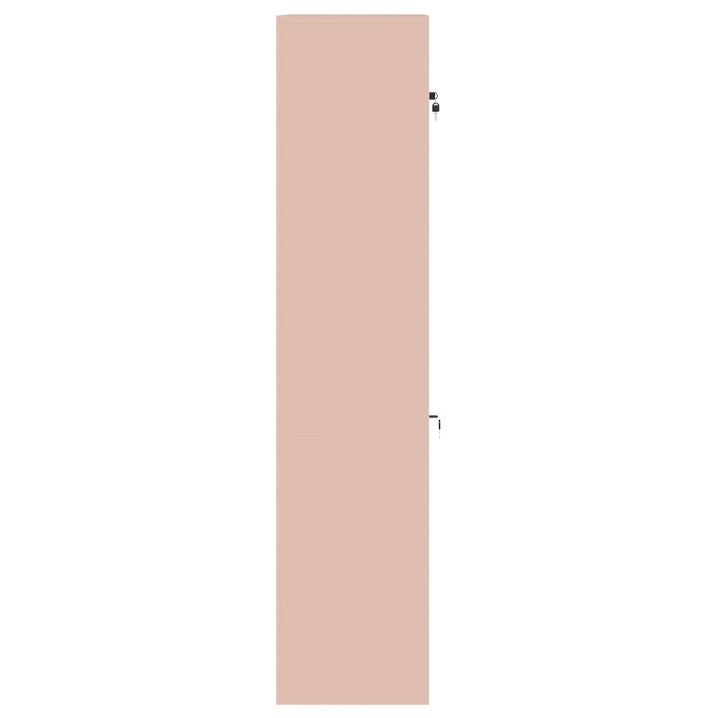 Oppbevaringsskap 2 stk. Rosa 90 x 40 x 180 cm Stål Låsbar