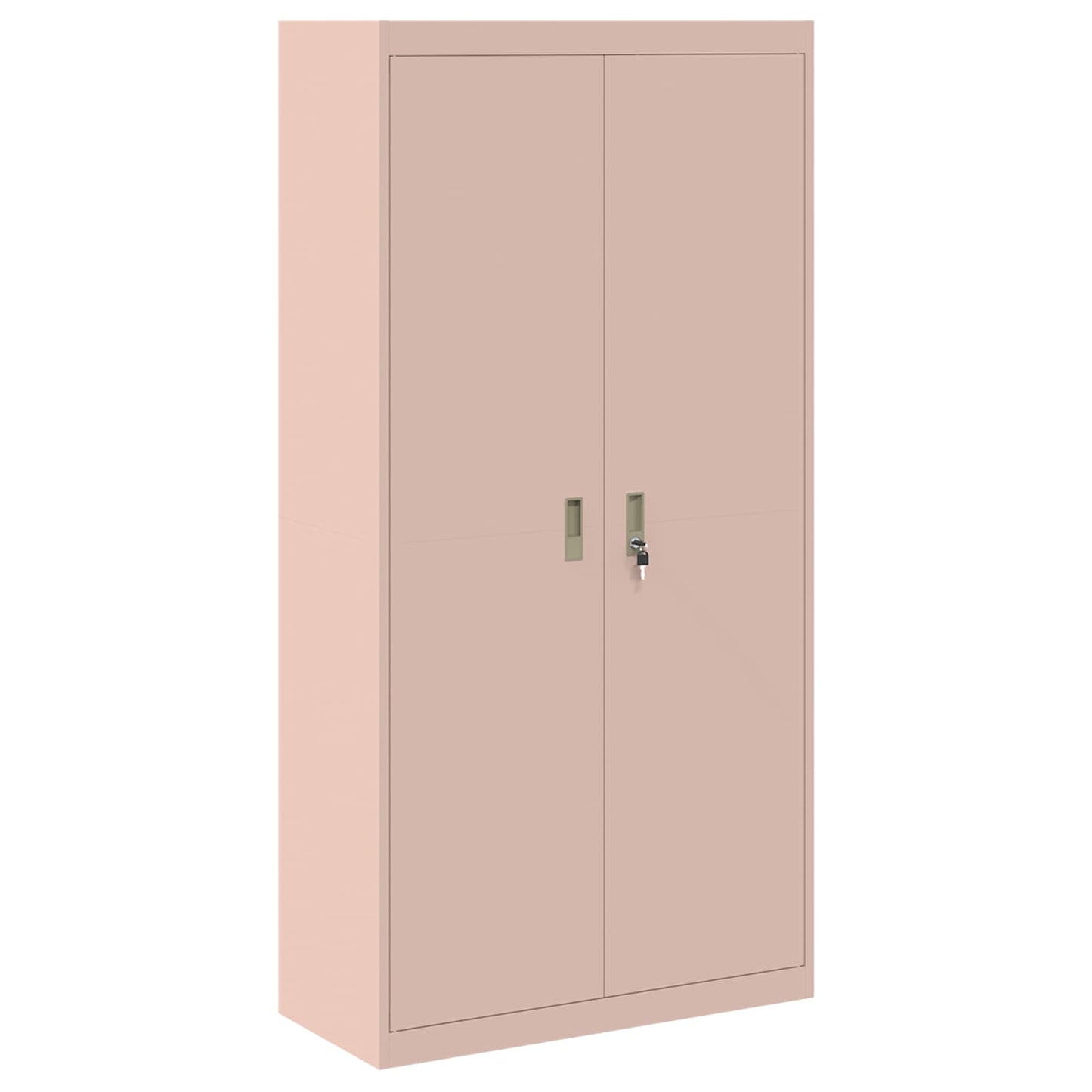 Oppbevaringsskap 2 stk. Rosa 90 x 40 x 220 cm Stål Låsbar