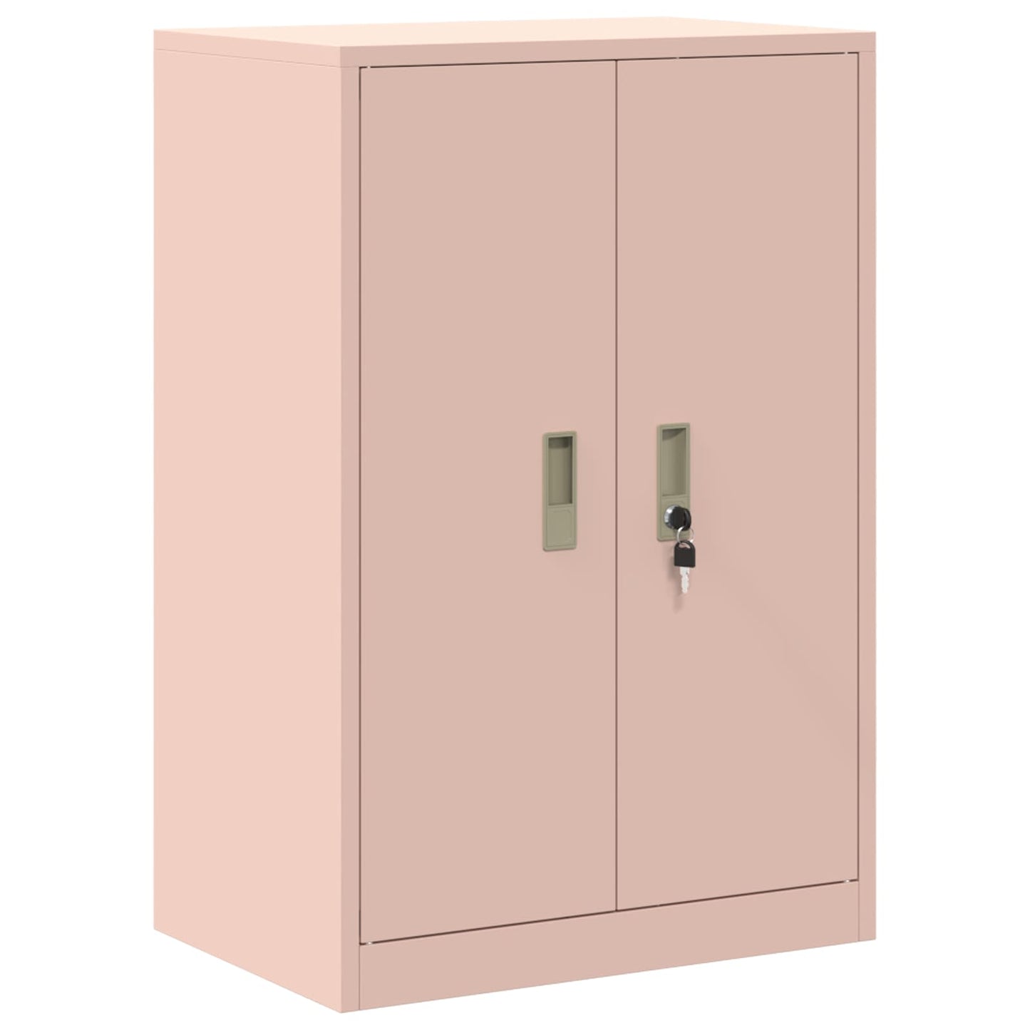 Oppbevaringsskap 2 stk. Rosa 60 x 40 x 130 cm Stål Låsbar