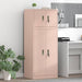 Oppbevaringsskap 2 stk. Rosa 60 x 40 x 145 cm Stål Låsbar