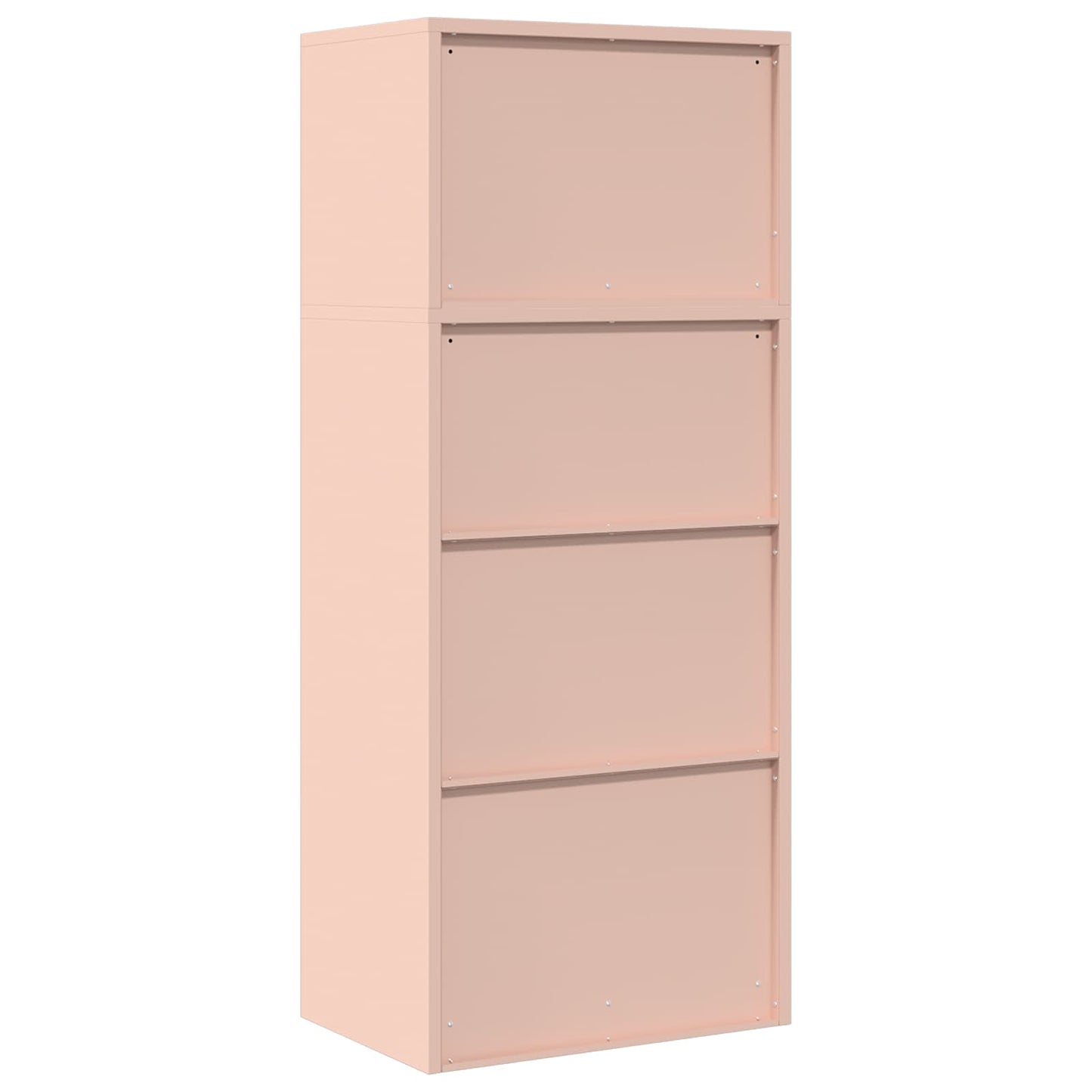 Oppbevaringsskap 2 stk. Rosa 60 x 40 x 145 cm Stål Låsbar