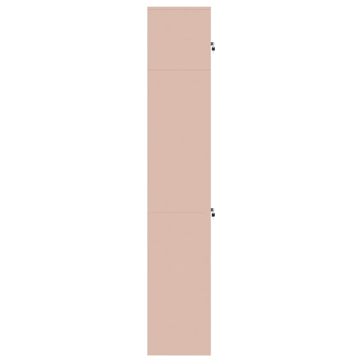 Oppbevaringsskap 2 stk. Rosa 60 x 40 x 220 cm Stål Låsbar