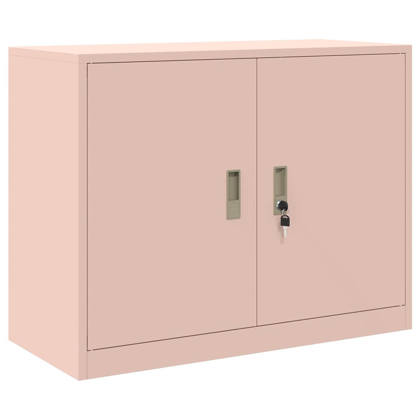 Oppbevaringsskap 2 stk. Rosa 90 x 40 x 160 cm Stål Låsbar