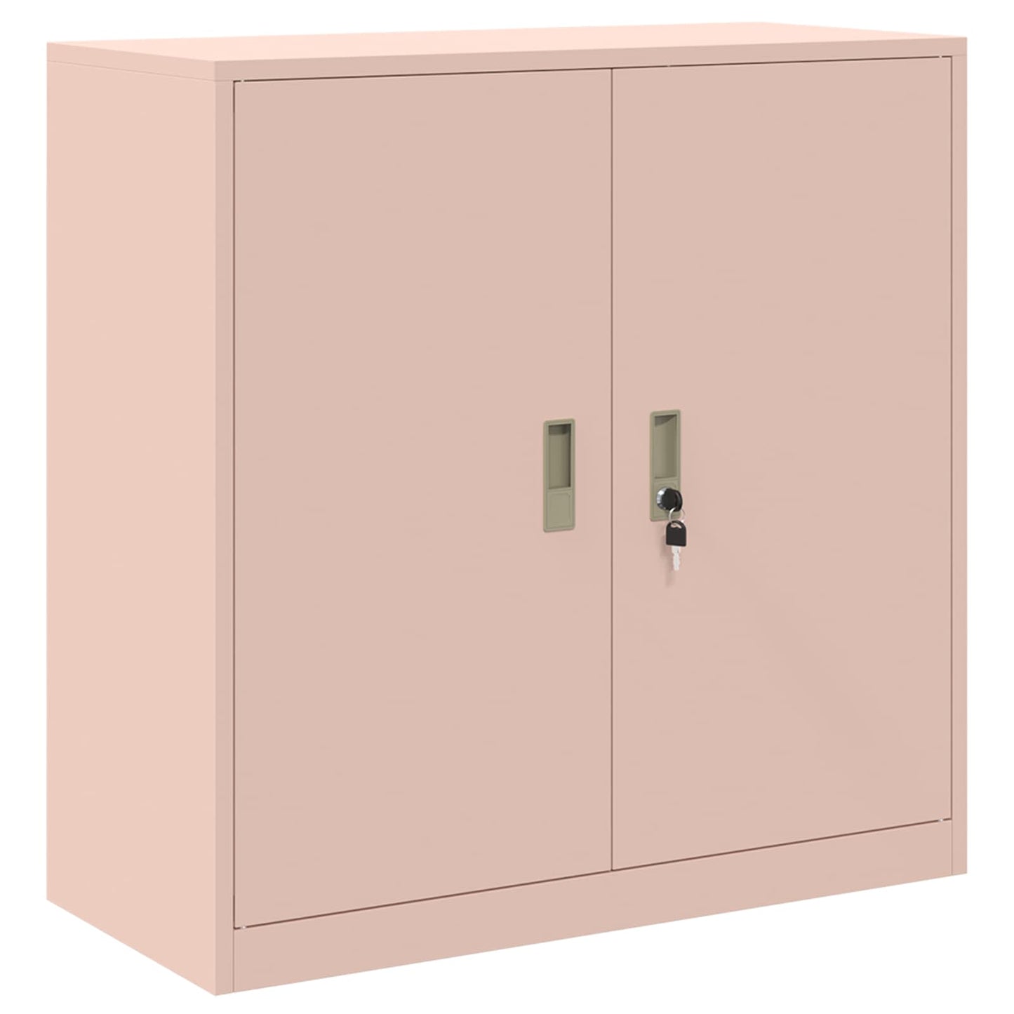 Oppbevaringsskap 2 stk. Rosa 90 x 40 x 160 cm Stål Låsbar