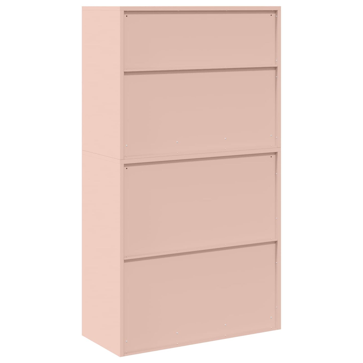 Oppbevaringsskap 2 stk. Rosa 90 x 40 x 160 cm Stål Låsbar