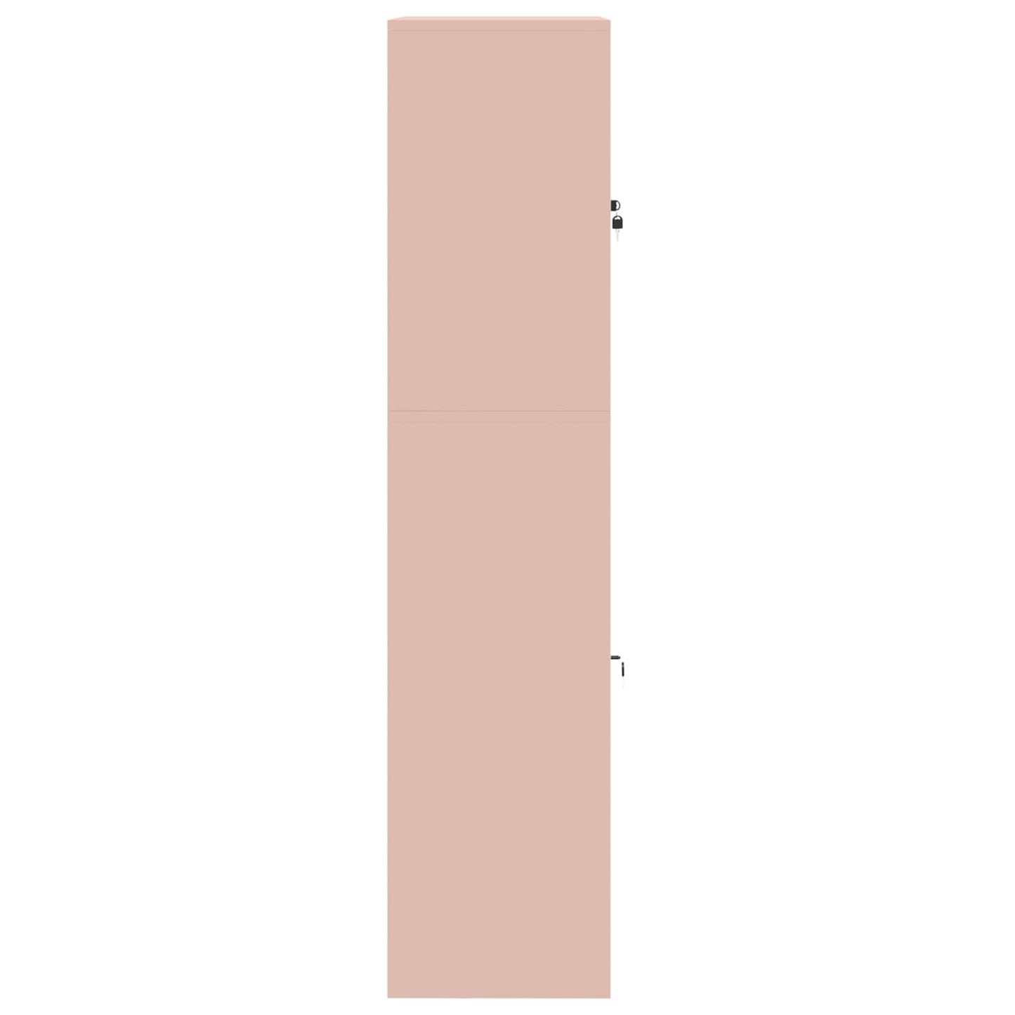 Oppbevaringsskap 2 stk. Rosa 90 x 40 x 175 cm Stål Låsbar
