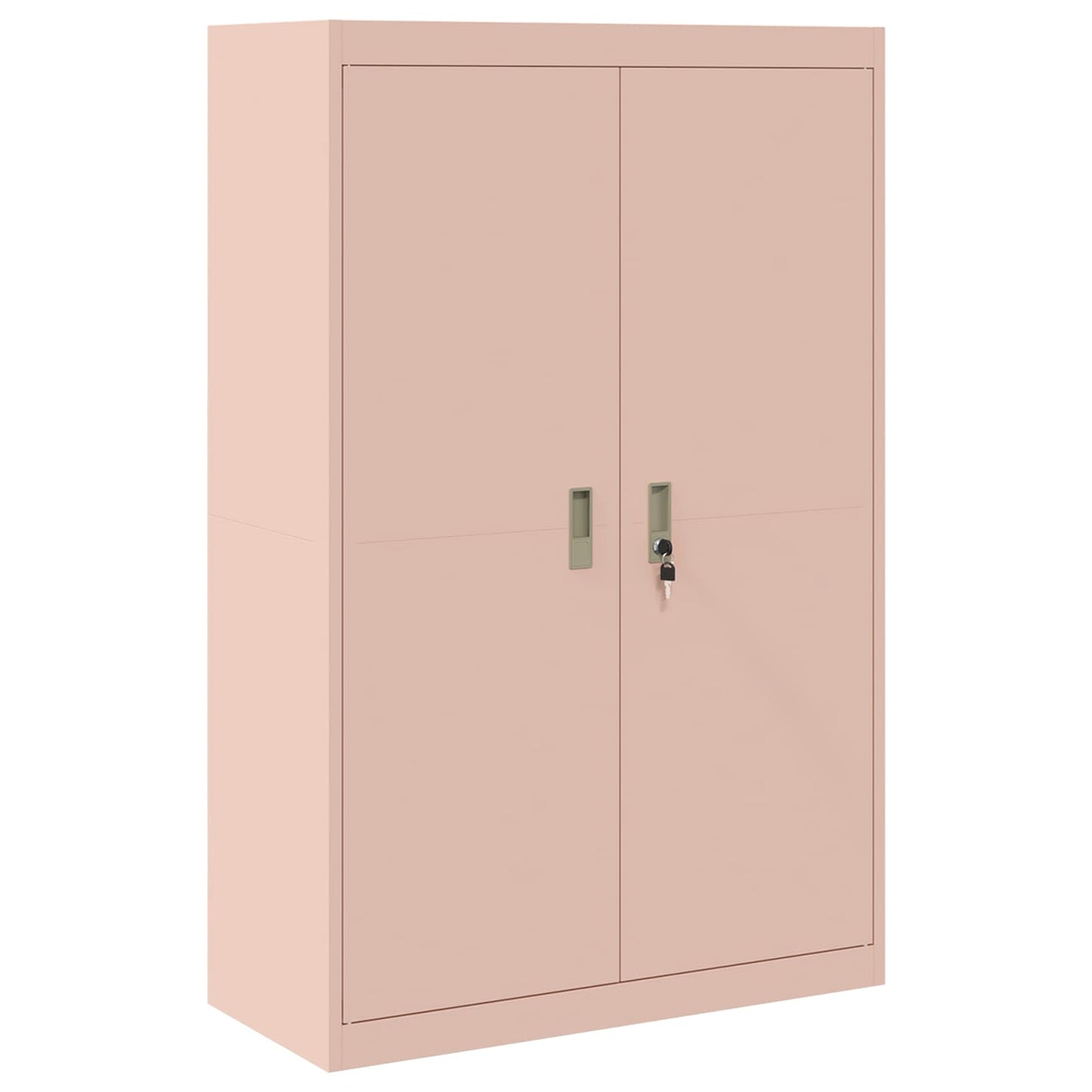 Oppbevaringsskap 2 stk. Rosa 90 x 40 x 210 cm Stål Låsbar