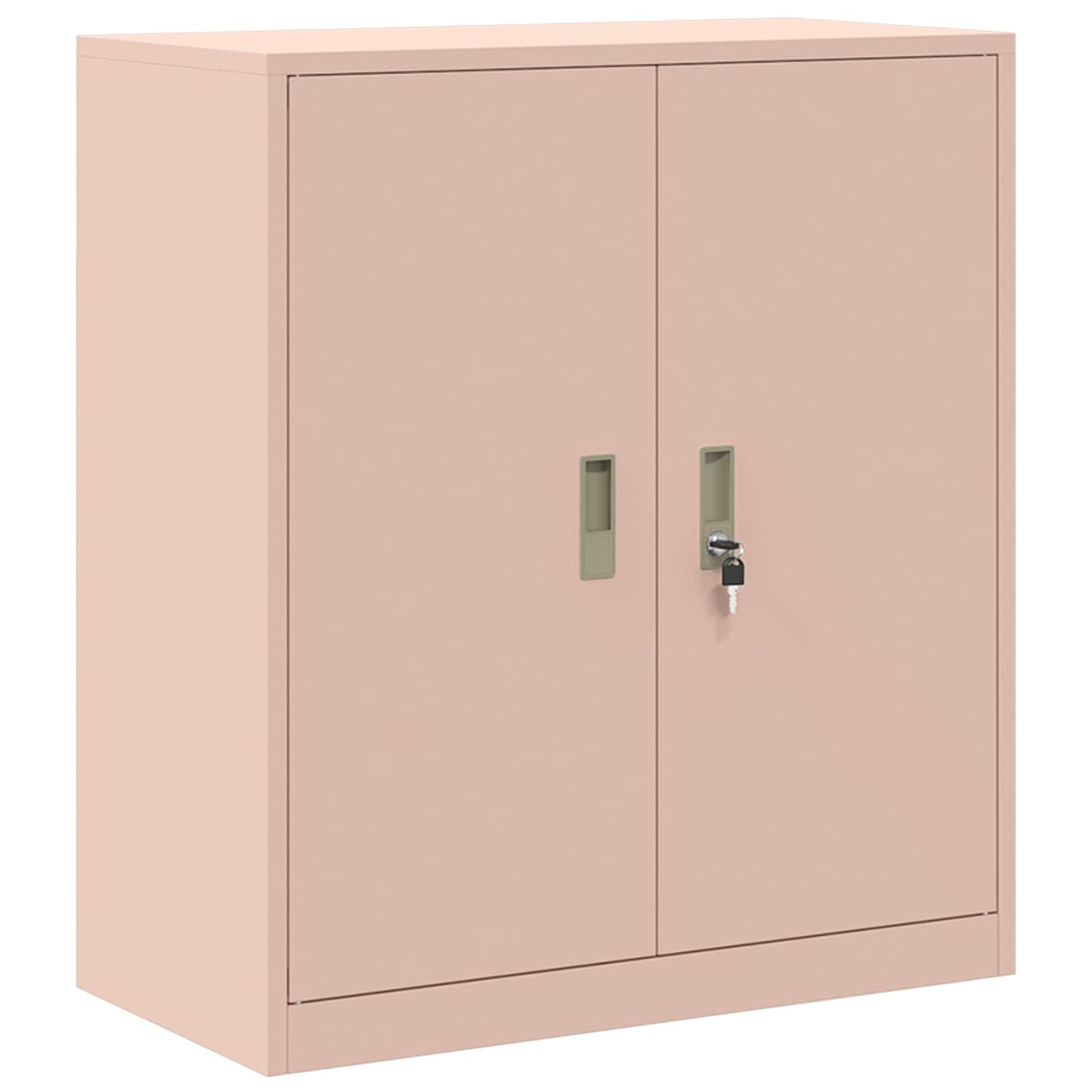 Oppbevaringsskap 2 stk. Rosa 80 x 40 x 160 cm Stål Låsbar