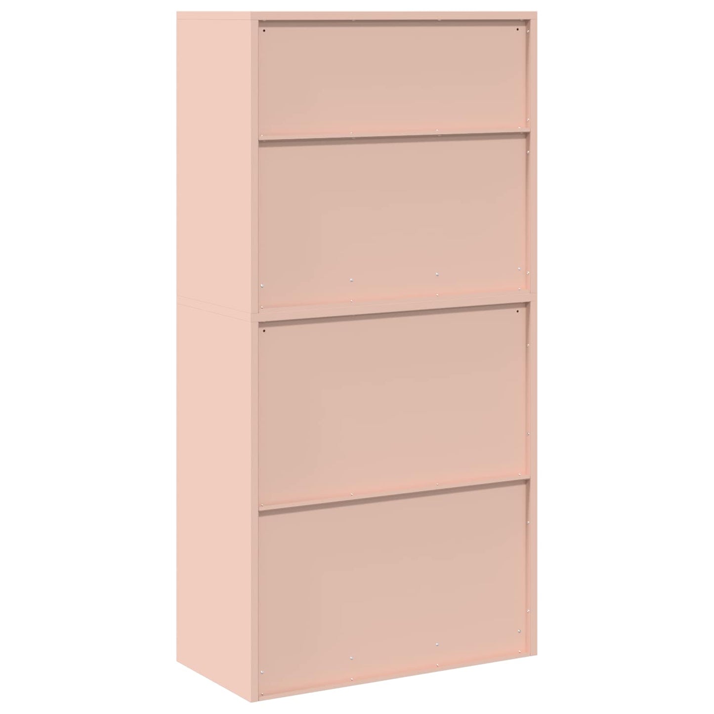 Oppbevaringsskap 2 stk. Rosa 80 x 40 x 160 cm Stål Låsbar