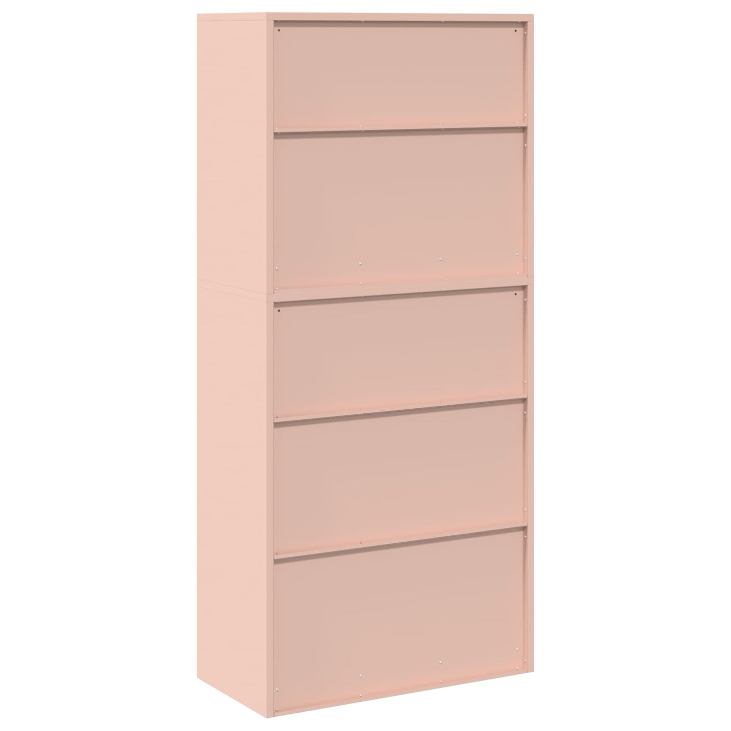Oppbevaringsskap 2 stk. Rosa 80 x 40 x 175 cm Stål Låsbar