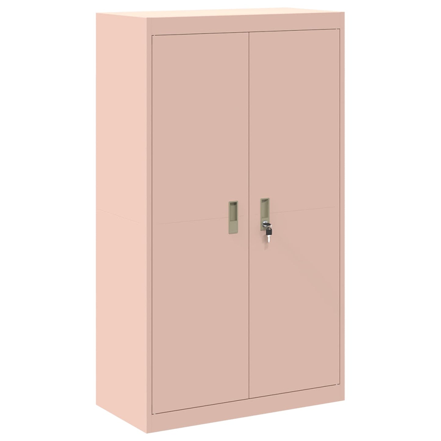 Oppbevaringsskap 2 stk. Rosa 80 x 40 x 210 cm Stål Låsbar