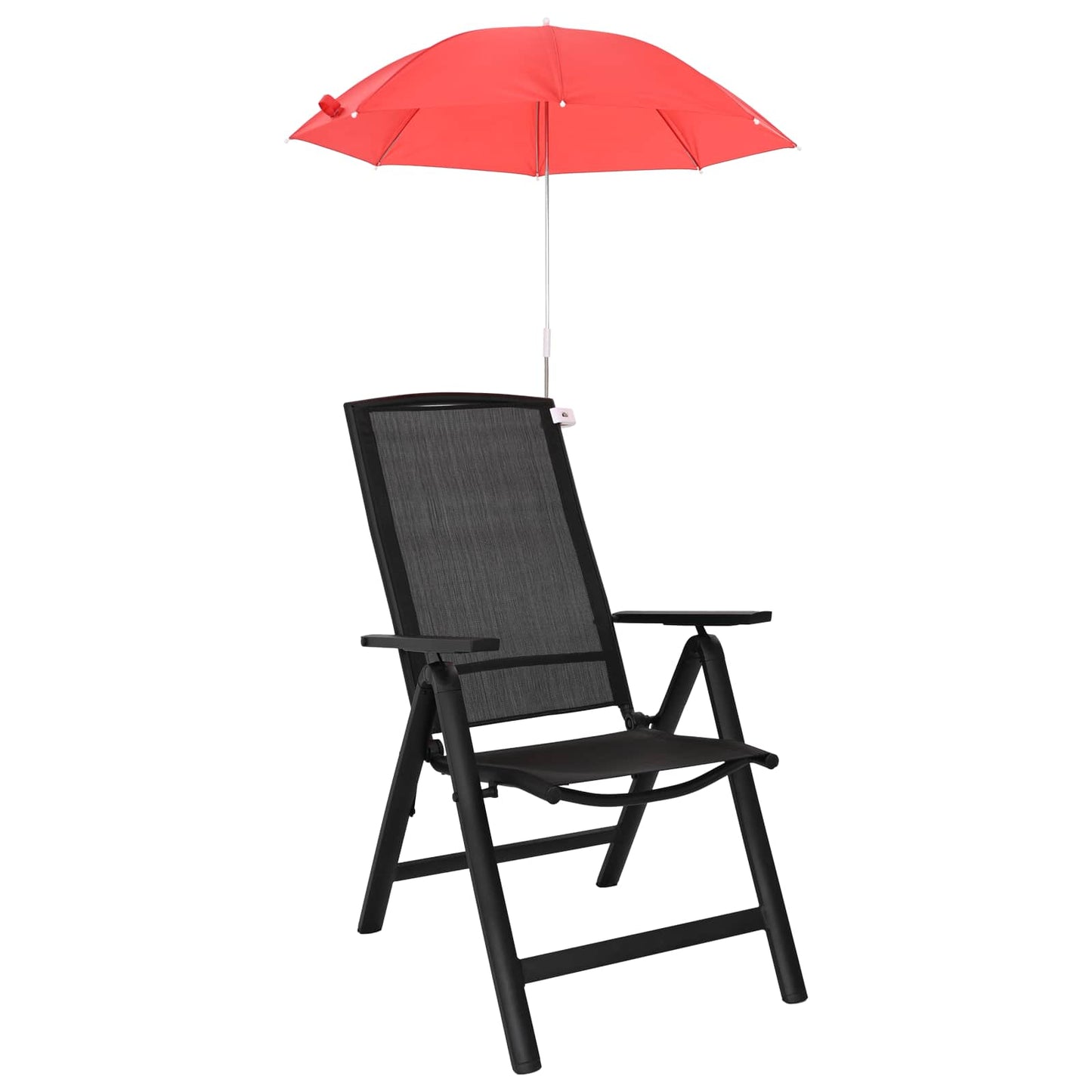Paraply med klemme 2 pcs Mursteinsrød Ø 105 x 86 cm