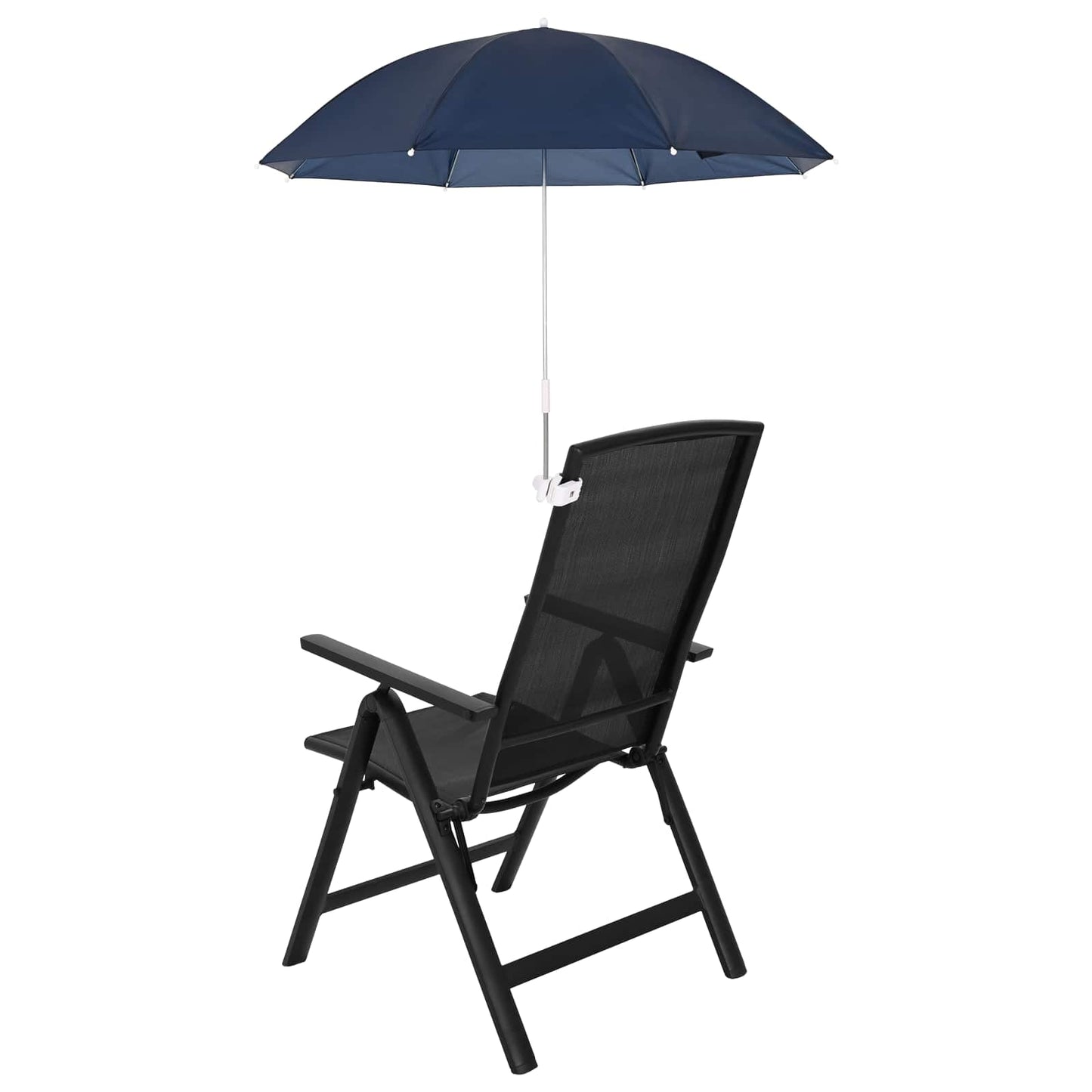 Paraply med klemme 2 pcs Marineblå Ø 105 x 86 cm 170T polyester