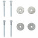 Jordanker 6 pcs Sølv Ø10 x 60 cm Galvanisert metall
