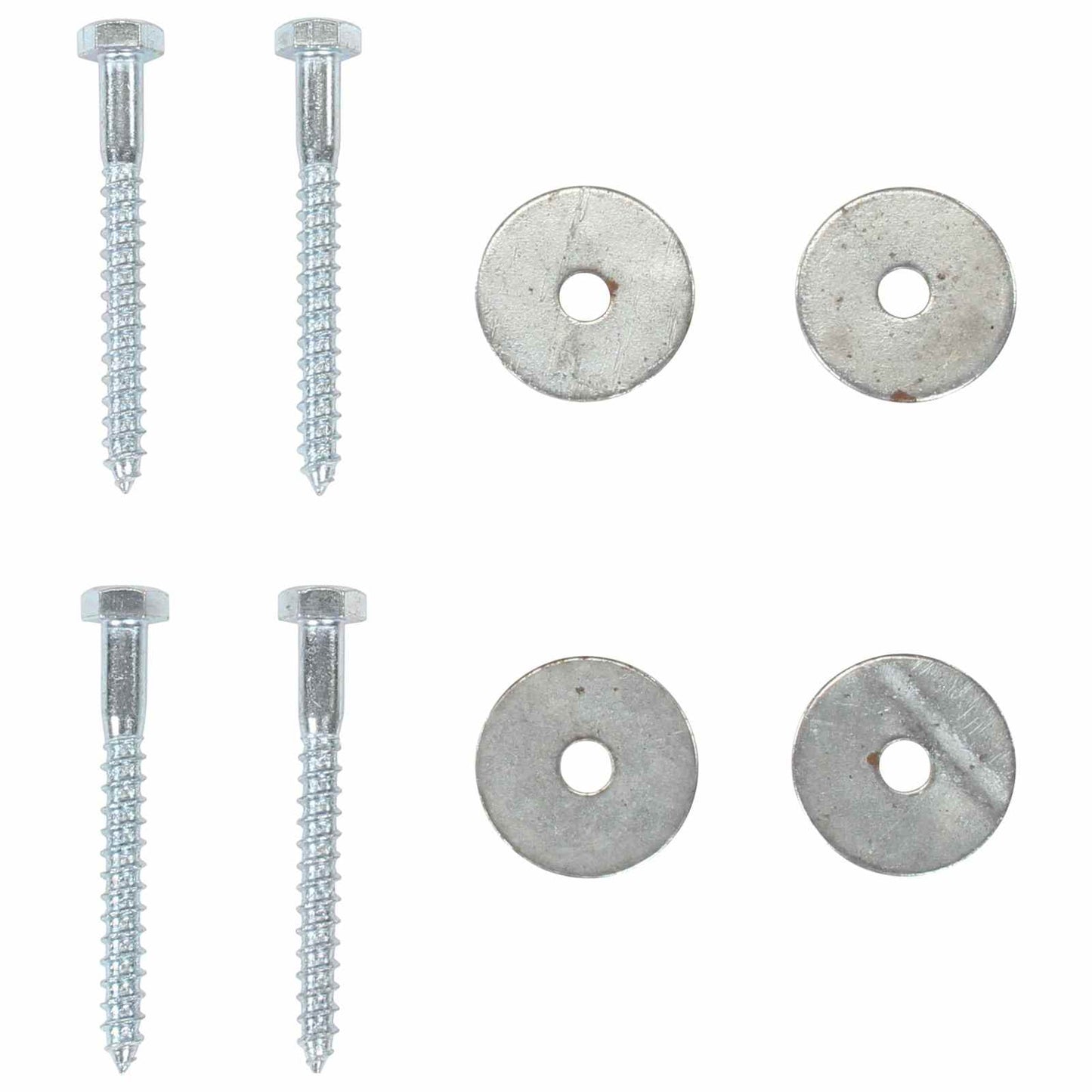 Jordanker 6 pcs Sølv Ø10 x 60 cm Galvanisert metall