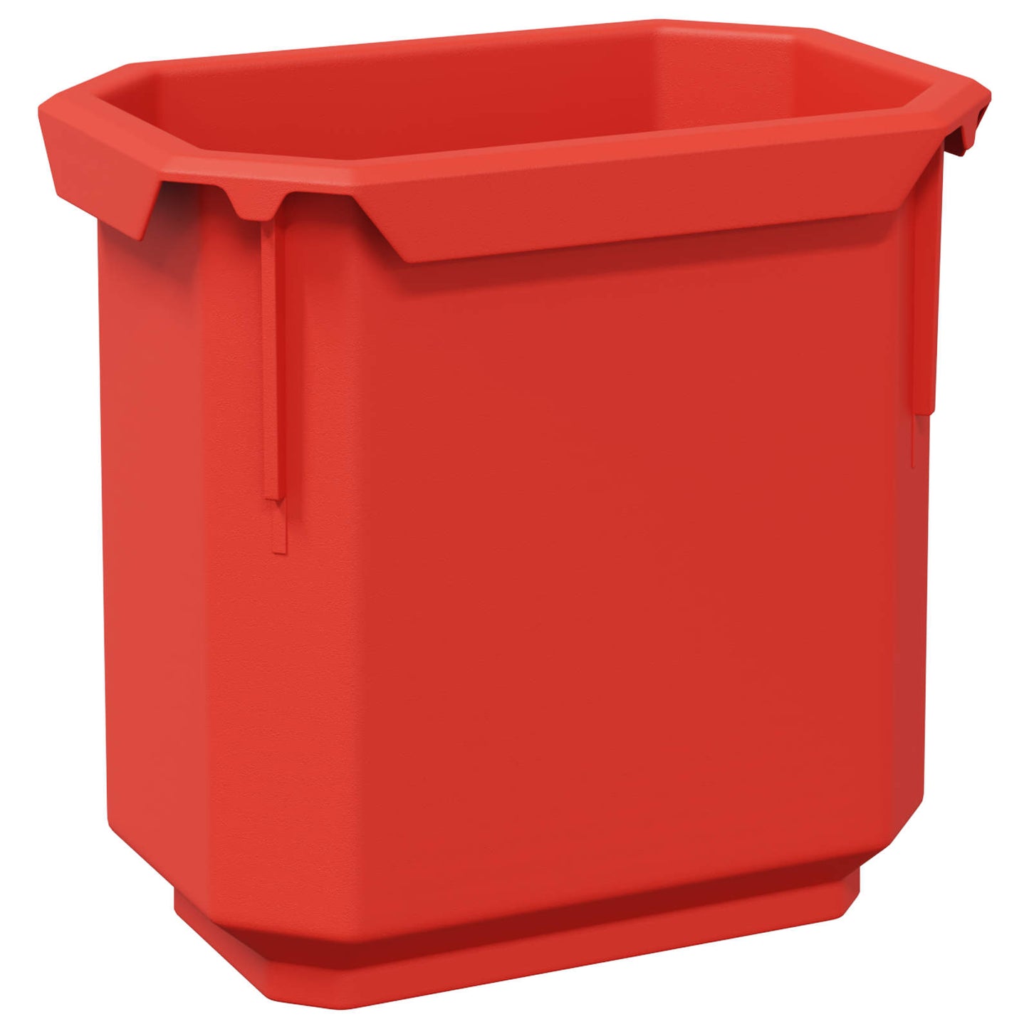 Containerstativ Svart og Rød 77,5 x 2 x 39 cm PP