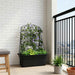 Plantekasse med espalier Antrasitt 58 x 29 x 78 cm PP