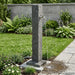 Hage tanker Antrasitt 26 x 26 x 98 cm PE
