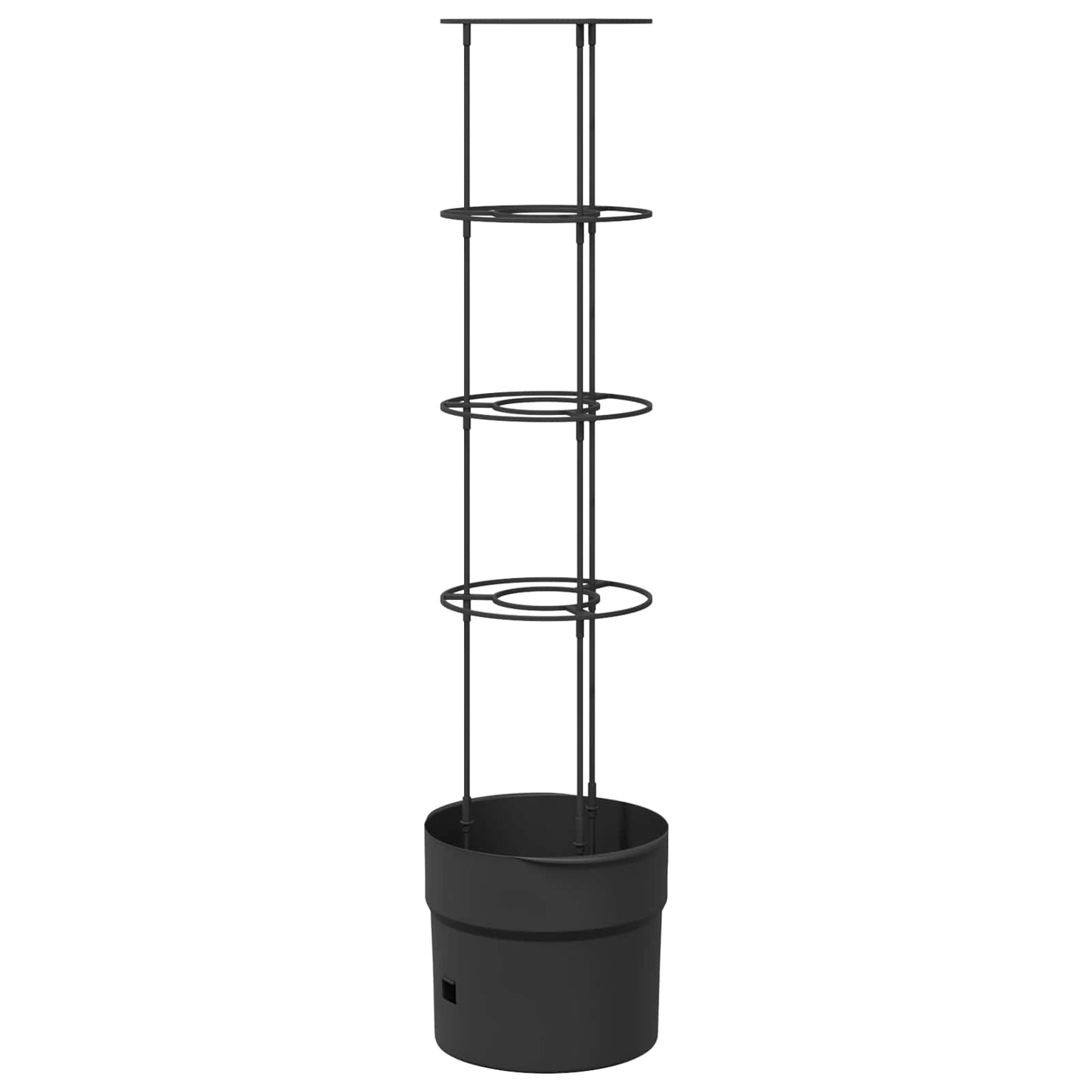 Tomatoppdretter Svart Ø 32 x 127 cm PP