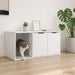 Katt bur møbel Hvit 100 x 49 x 45 cm Konstruert tre